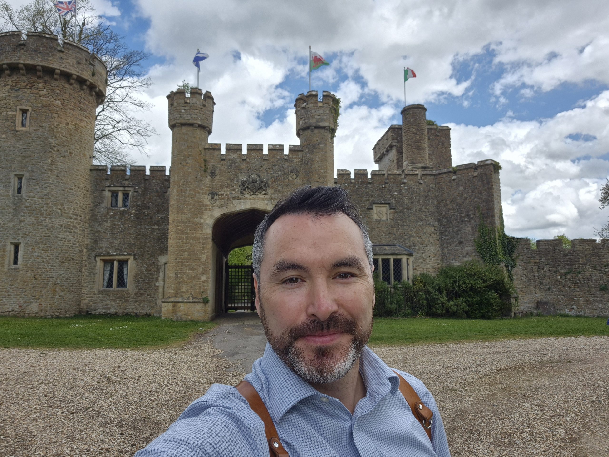 James at a wedding venue
