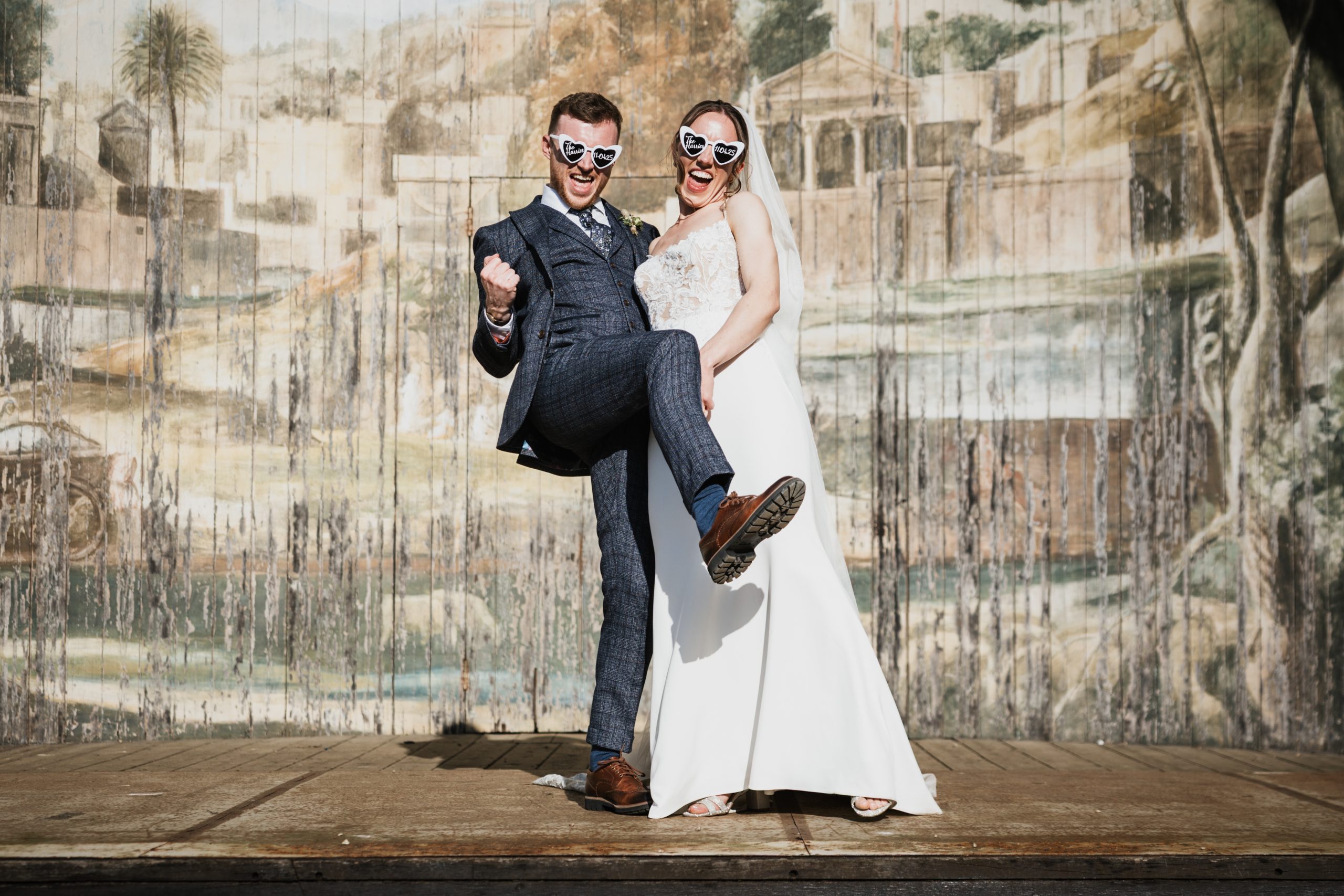 Wedding photography at Larmer Tree by JTP Productions
