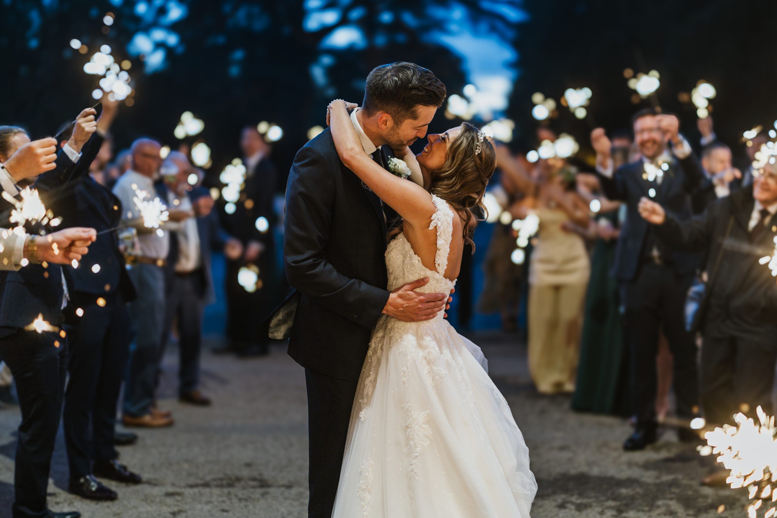Wiltshire wedding photography of a bride and groom sharing a quiet moment