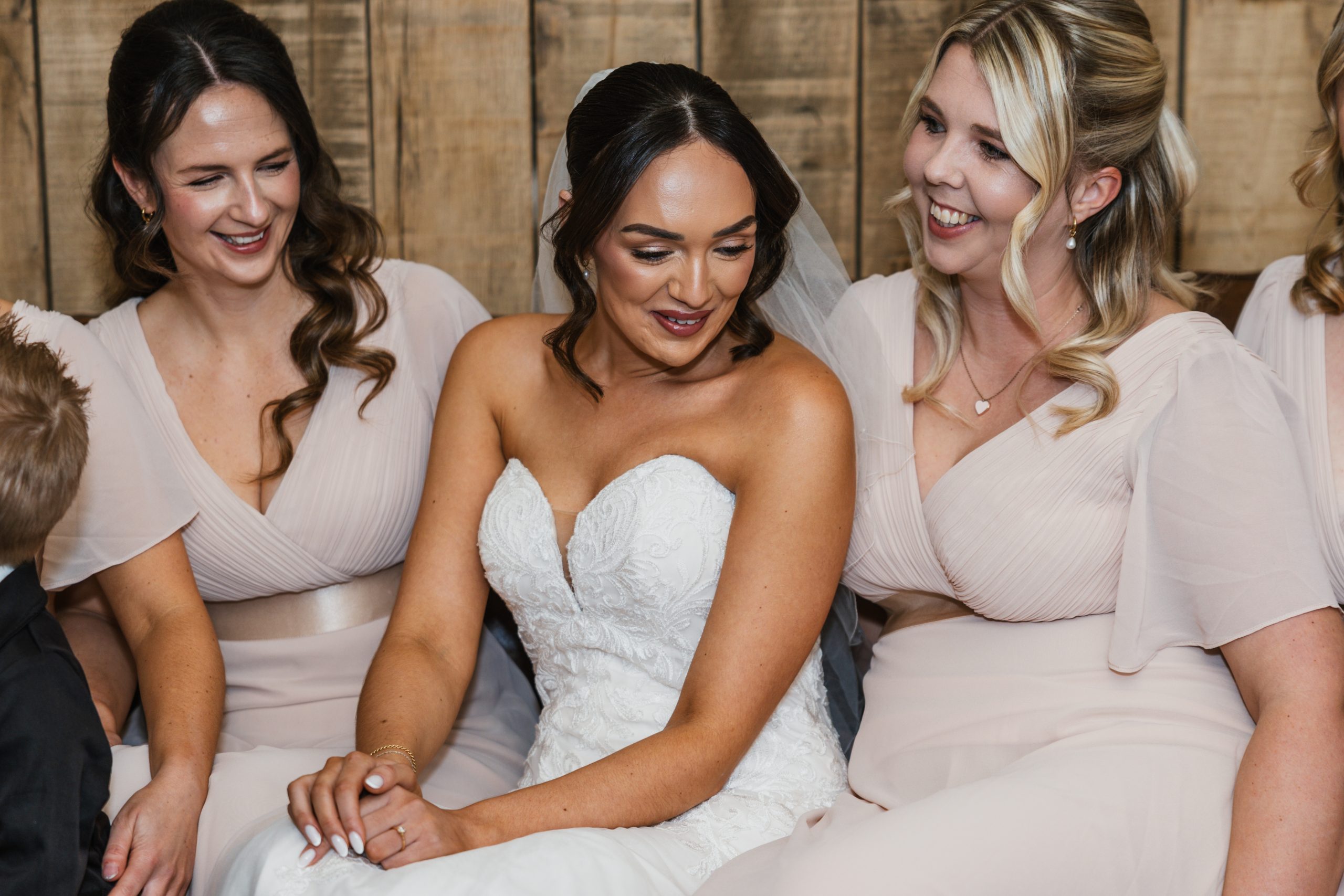 Jess with her bridesmaids
