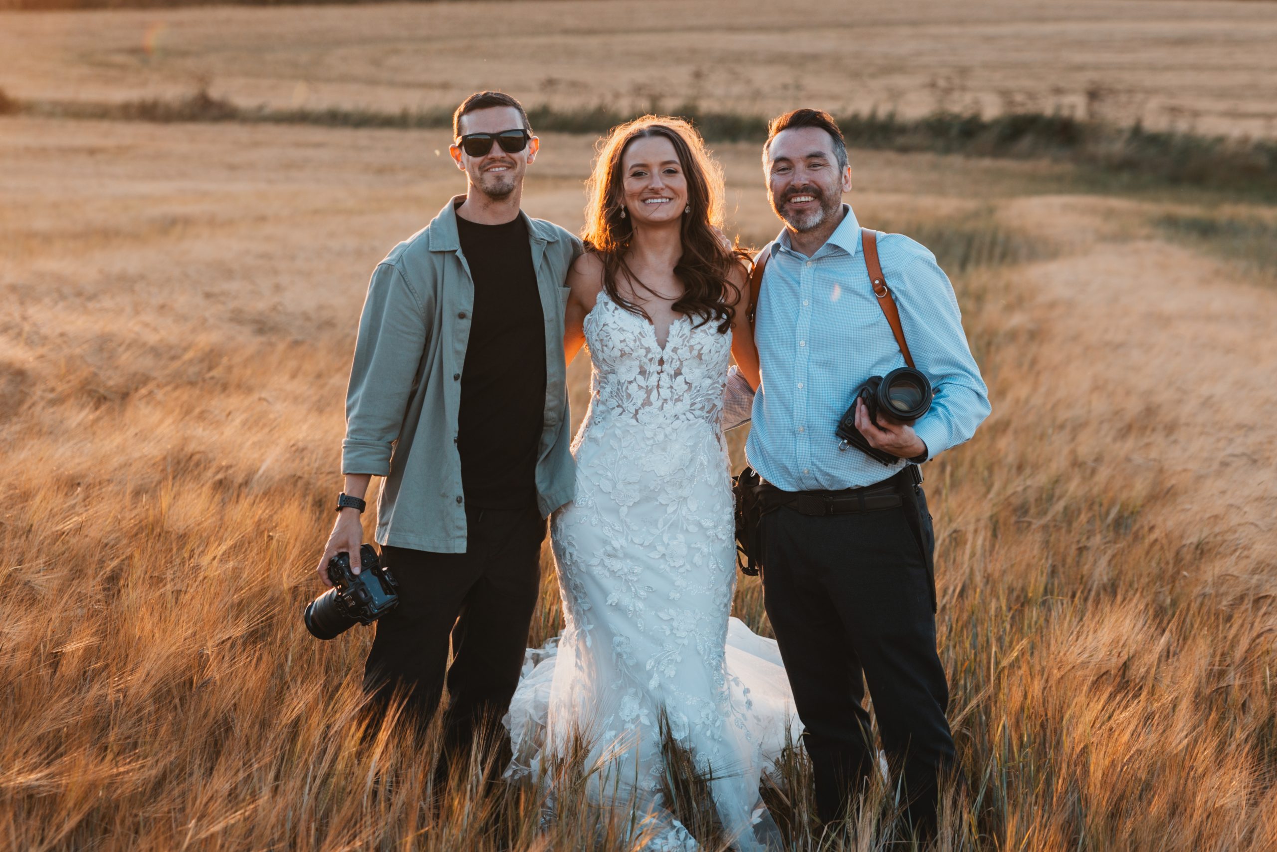 James photographing a wedding